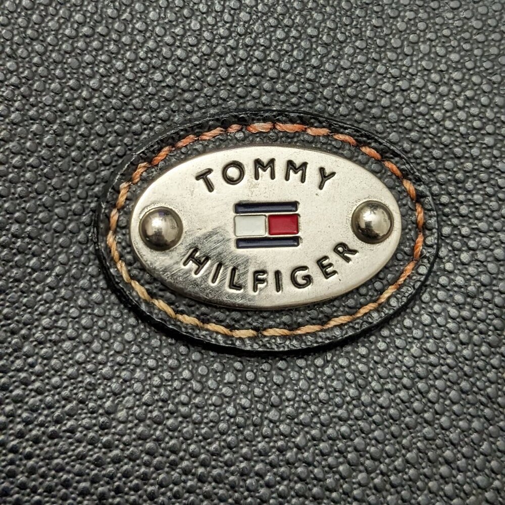TOMMY HILFIGER Women's Handbag Shoulder Bag Small Satchel Black - Picture 7 of 11